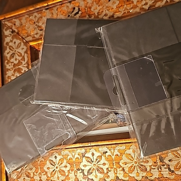 Paperchase Bundle Folded Cards with Envelopes Purple & Gold, Turquoise & Gray - Picture 2 of 3